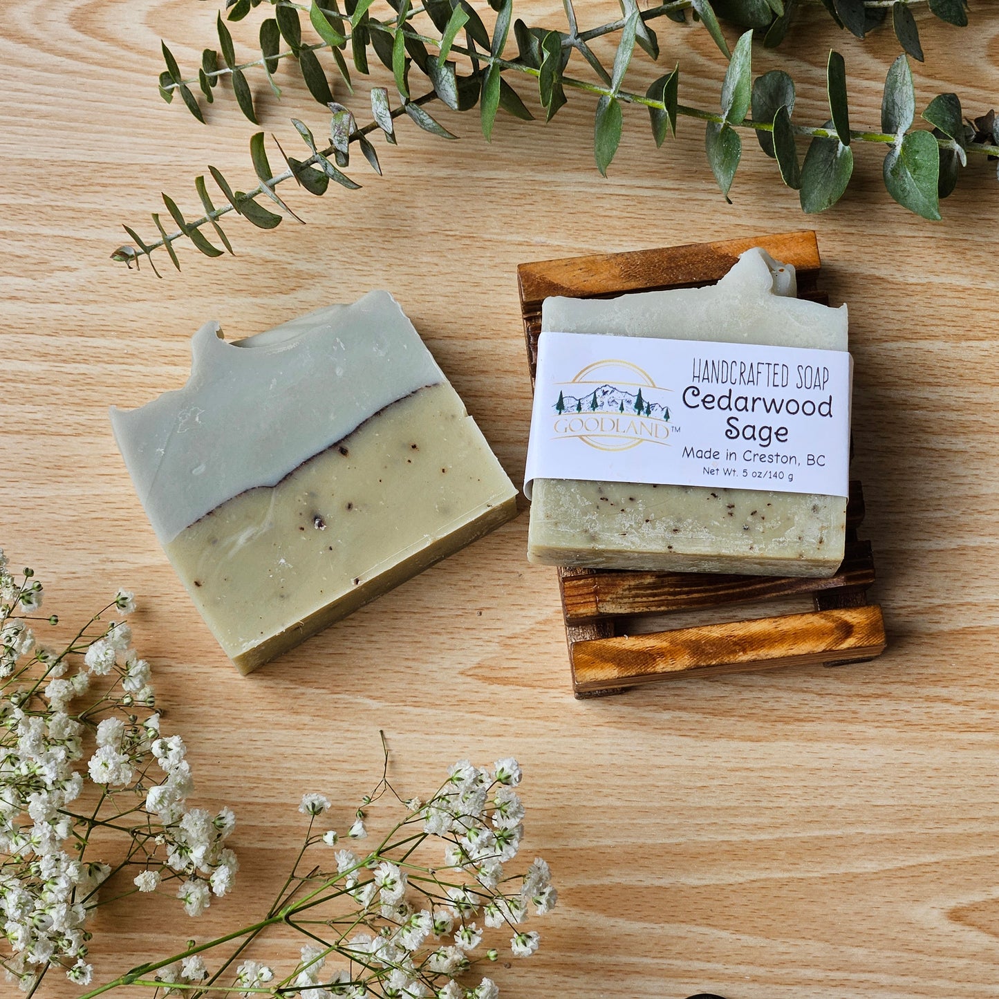 Cedarwood Sage Soap Bar - GOODLAND™ Soap & Body Products