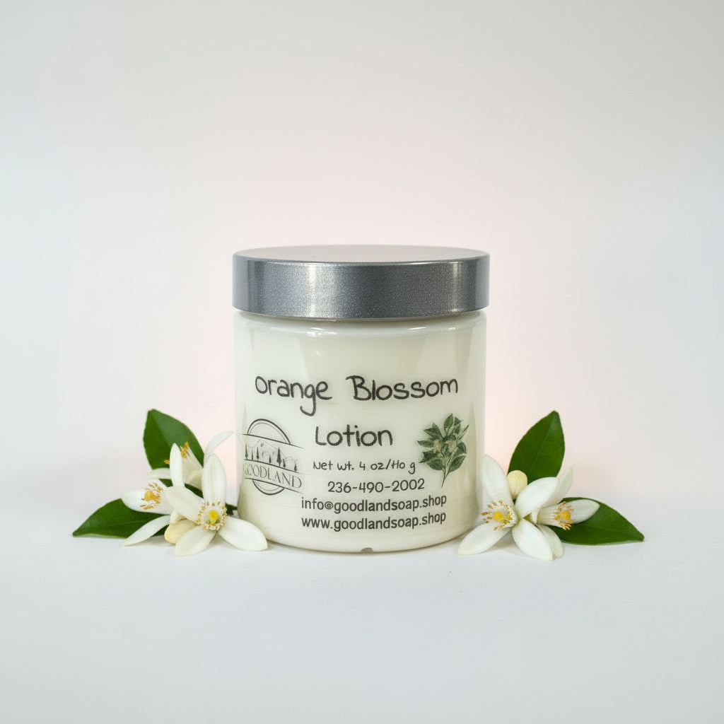Orange Blossom Lotion - 4 oz Jar - GOODLAND™ Soap & Body Products