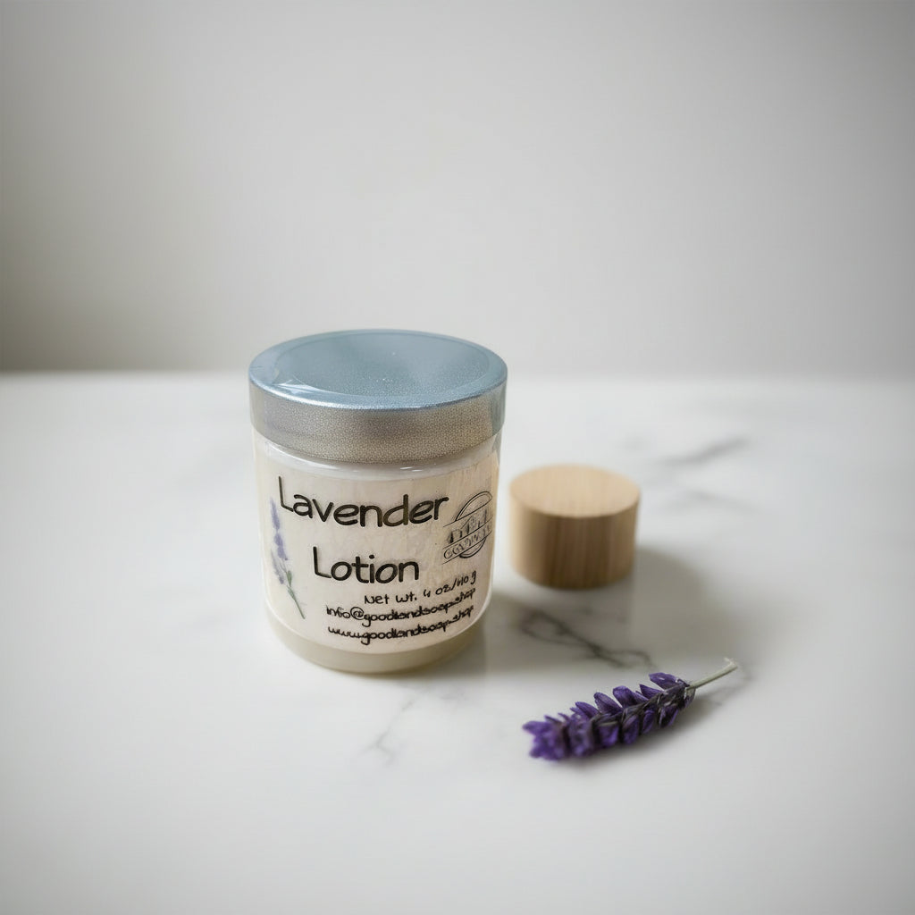 Lavender Lotion - 4 oz Jar - GOODLAND™ Soap & Body Products