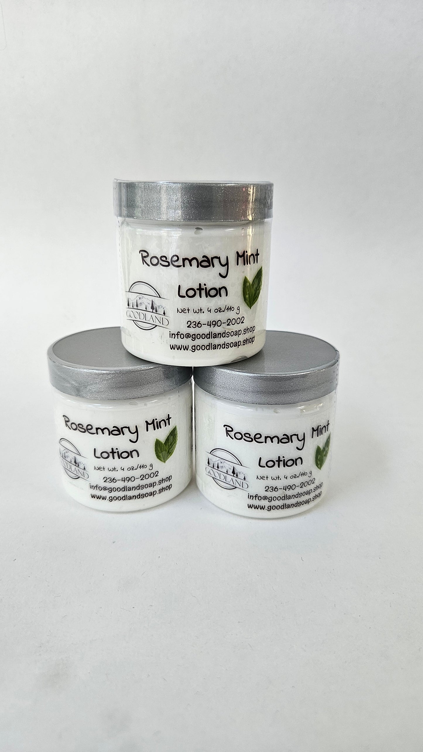 Rosemary Mint Lotion - 4 oz Jar - GOODLAND™ Soap & Body Products