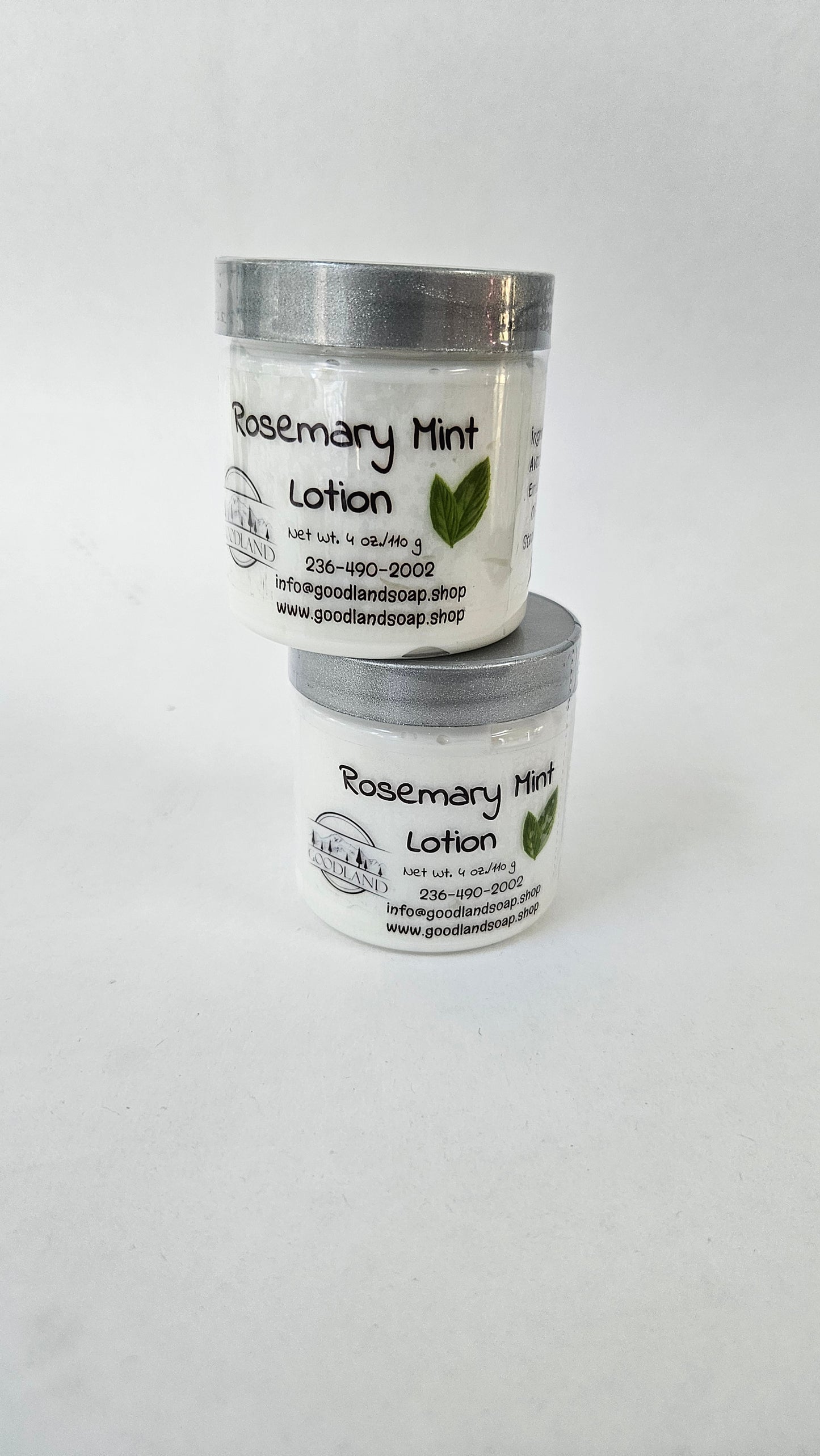 Rosemary Mint Lotion - 4 oz Jar - GOODLAND™ Soap & Body Products