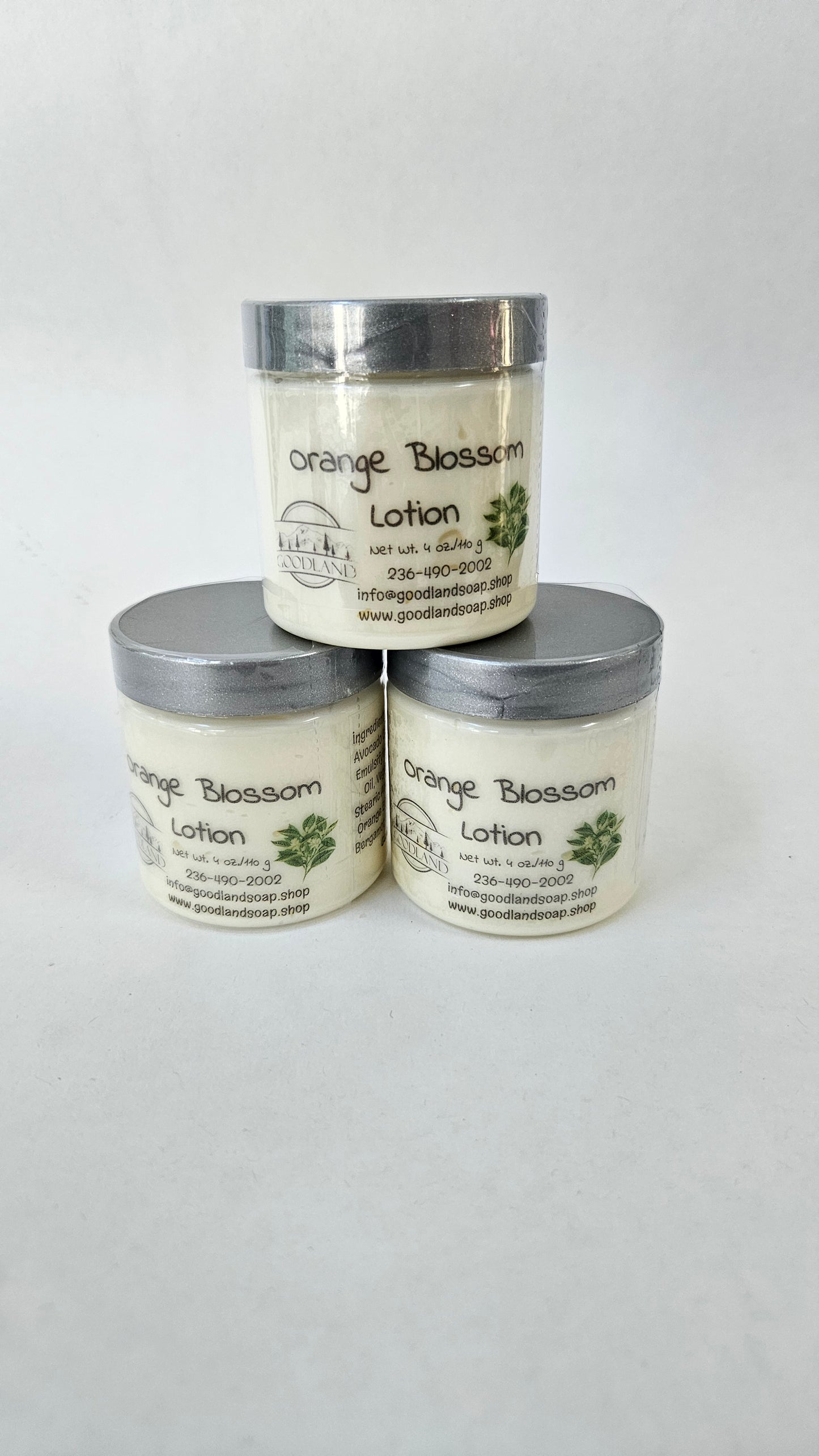Orange Blossom Lotion - 4 oz Jar - GOODLAND™ Soap & Body Products