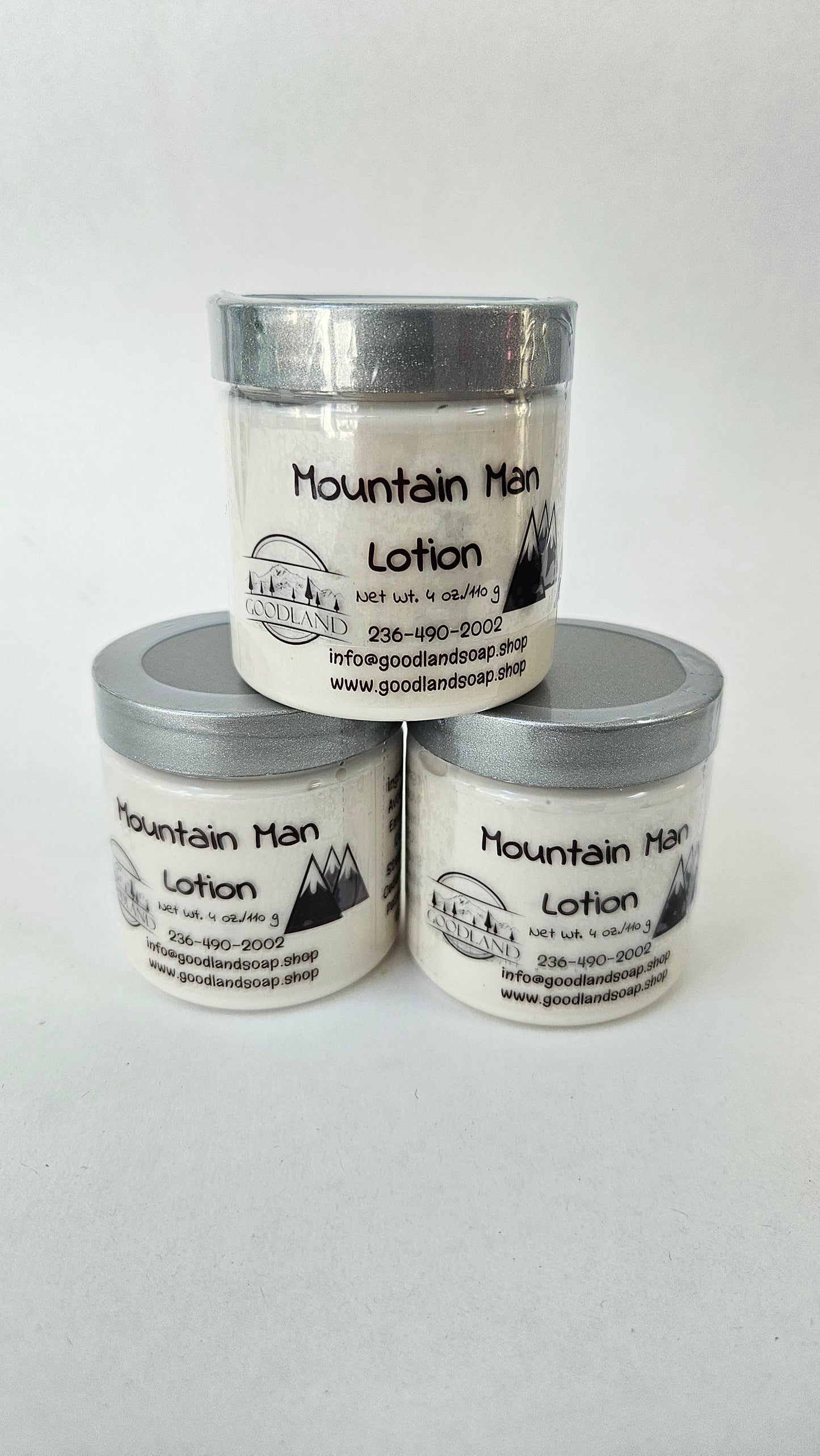 Mountain Man Lotion - 4 oz Jar - GOODLAND™ Soap & Body Products