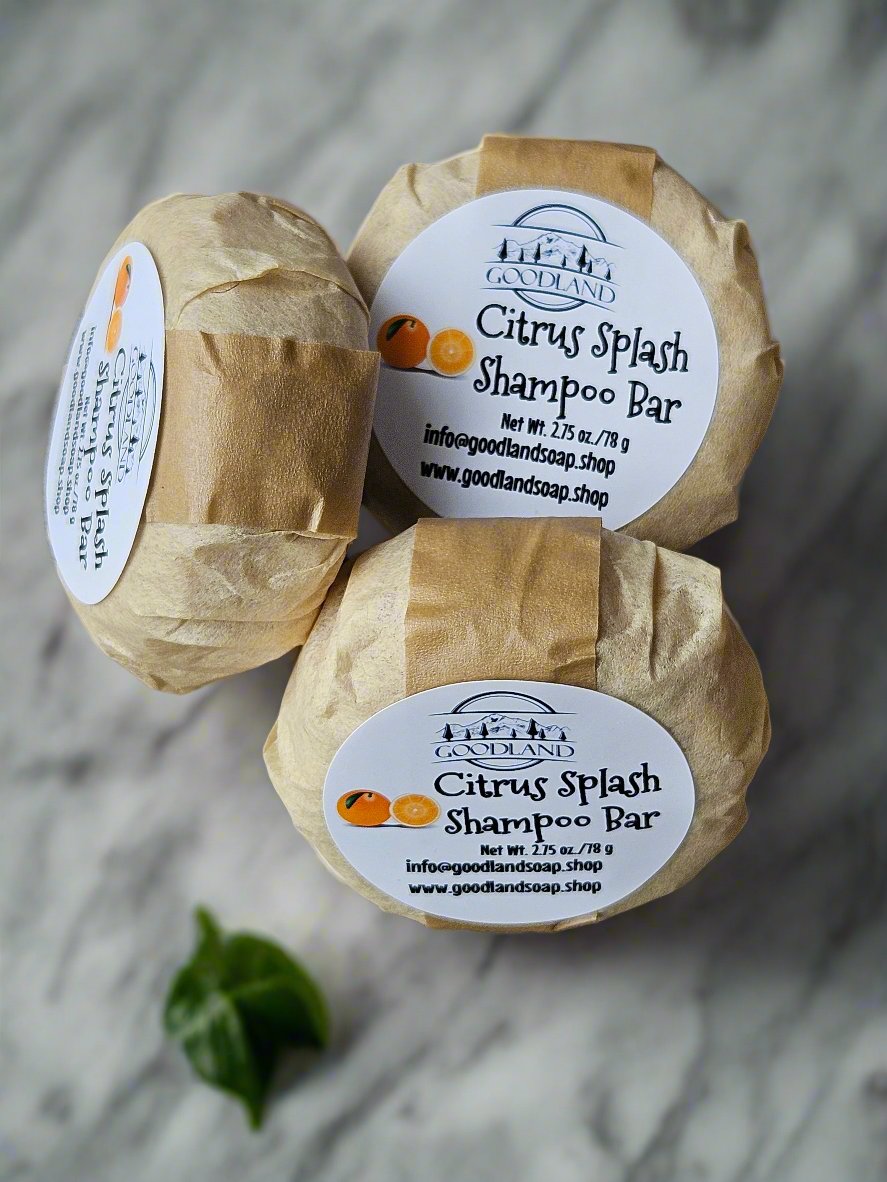 Citrus Splash Shampoo Bar - GOODLAND™ Soap & Body Products