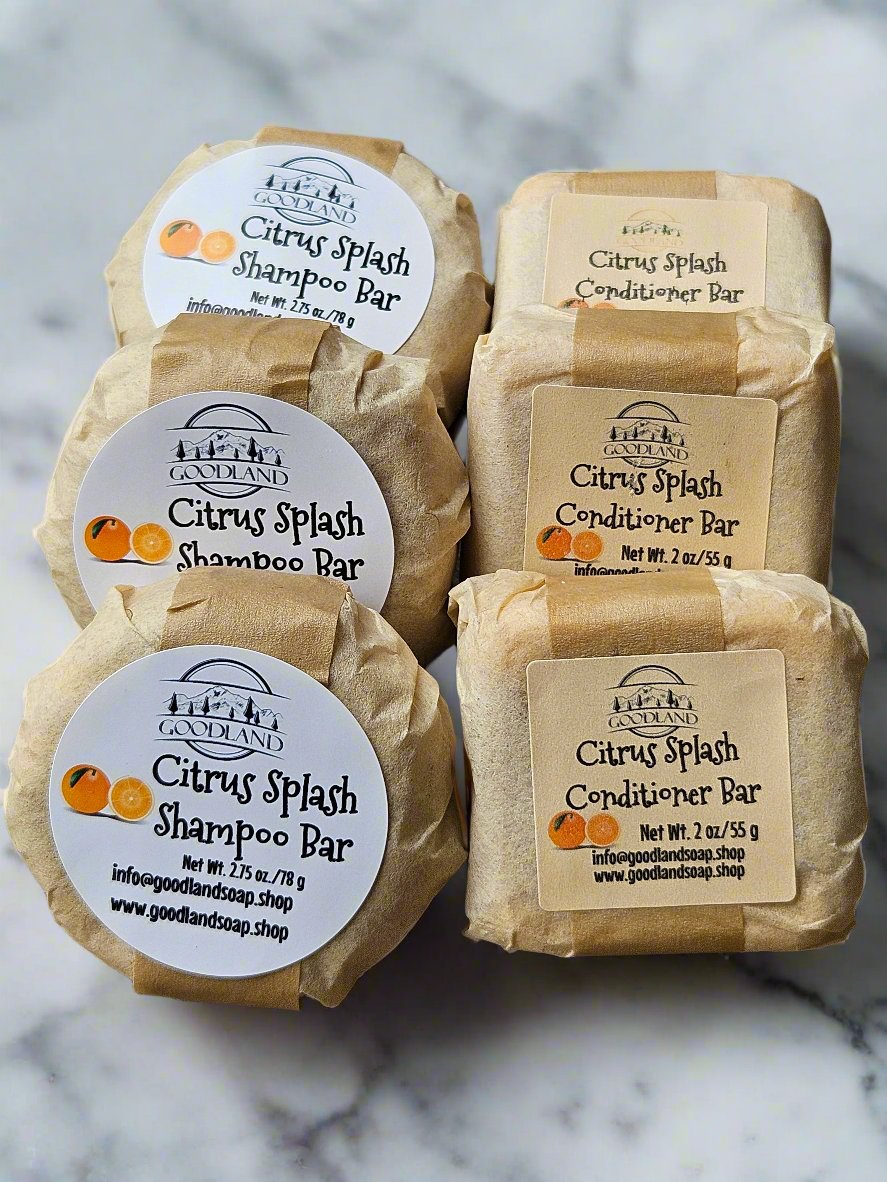 Citrus Splash Shampoo Bar - GOODLAND™ Soap & Body Products
