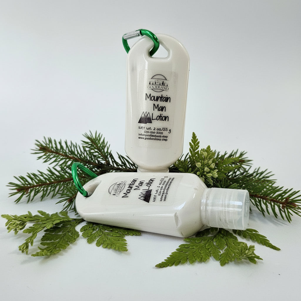 Mountain Man Lotion - Travel Size - GOODLAND™ Soap & Body Products