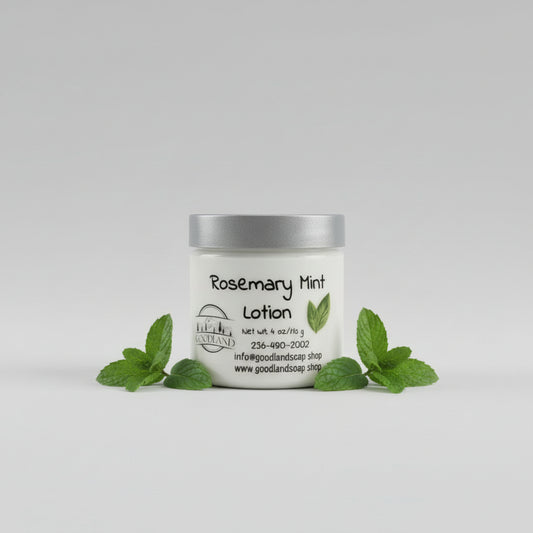Rosemary Mint Lotion - 4 oz Jar - GOODLAND™ Soap & Body Products