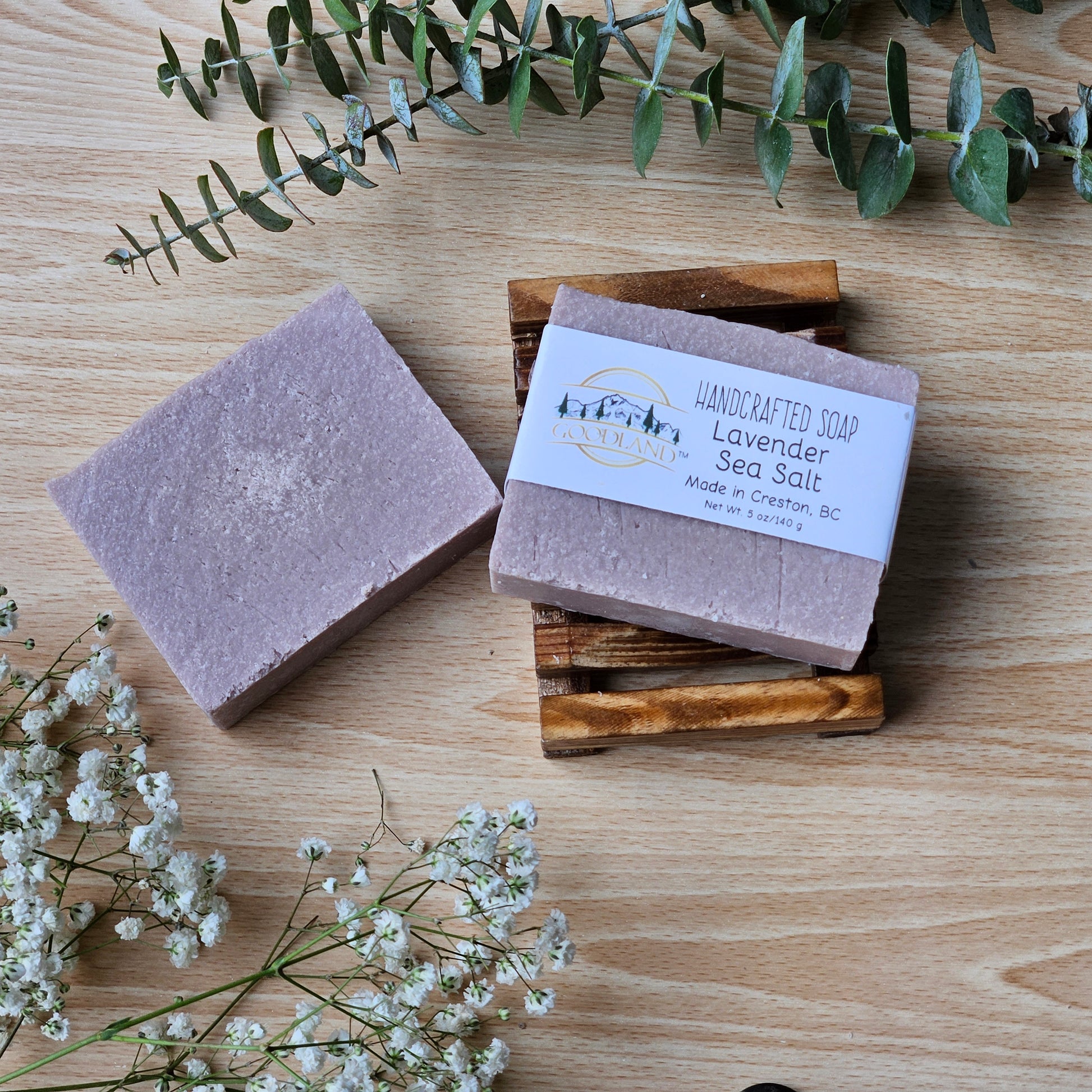 Lavender Sea Salt Soap Bar - GOODLAND™ Soap & Body Products