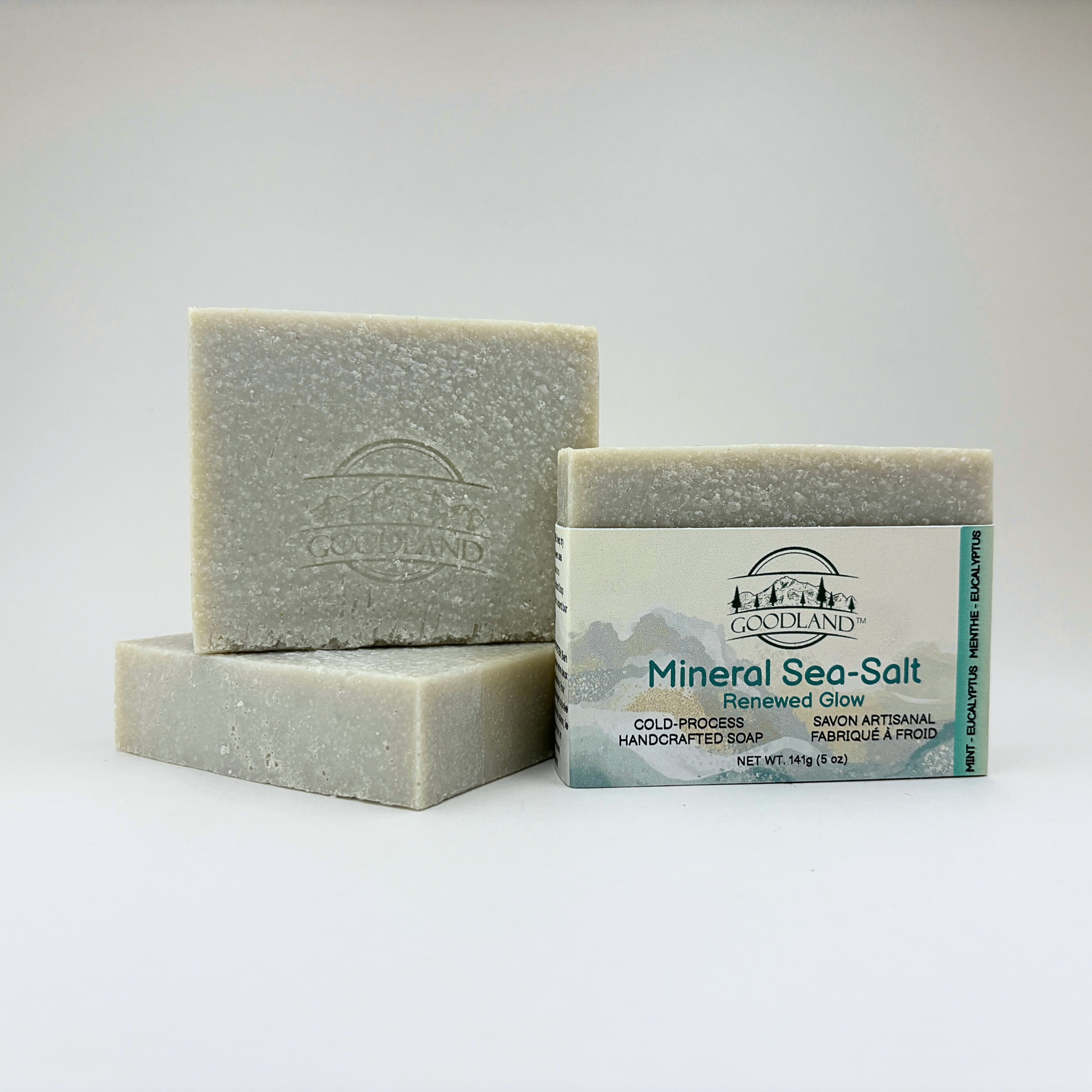 Eucalyptus & Mint Sea Salt Soap Bar - GOODLAND™ Soap & Body Products