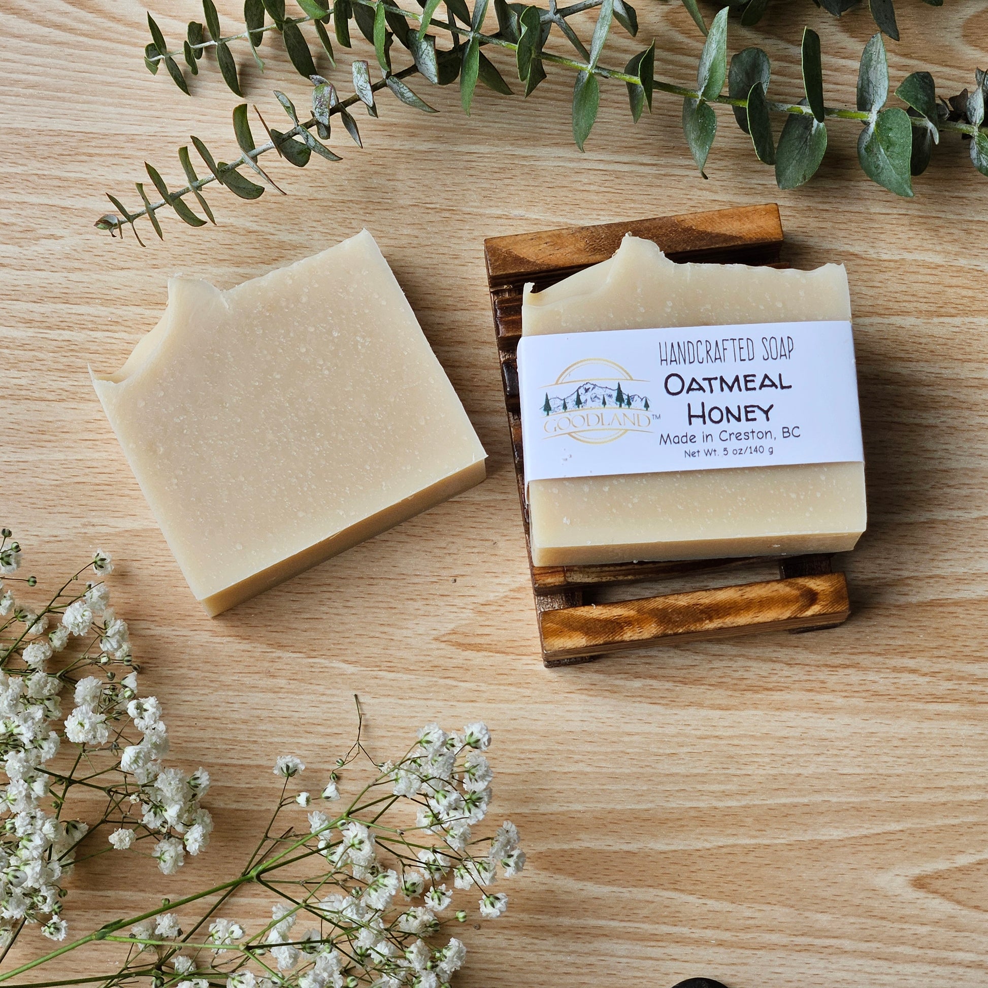Oatmeal Honey Soap Bar - Unscented - GOODLAND™ Soap & Body Products