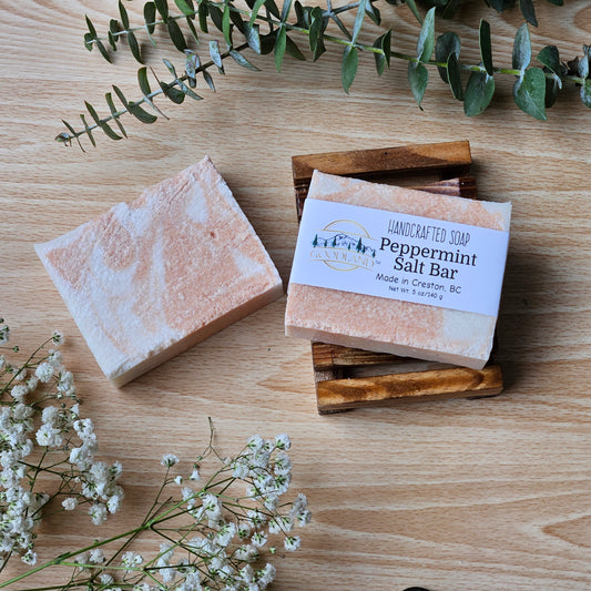 Peppermint Sea Salt Soap Bar - GOODLAND™ Soap & Body Products