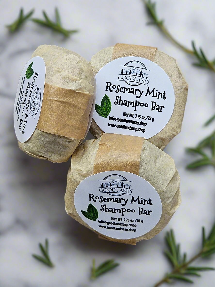 Rosemary Mint Shampoo Bar - GOODLAND™ Soap & Body Products