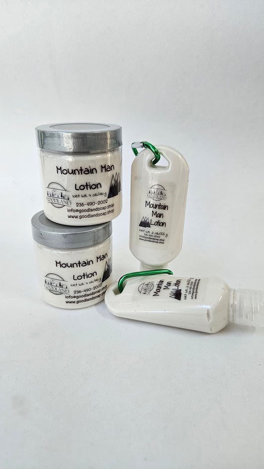 Mountain Man Lotion - 4 oz Jar - GOODLAND™ Soap & Body Products